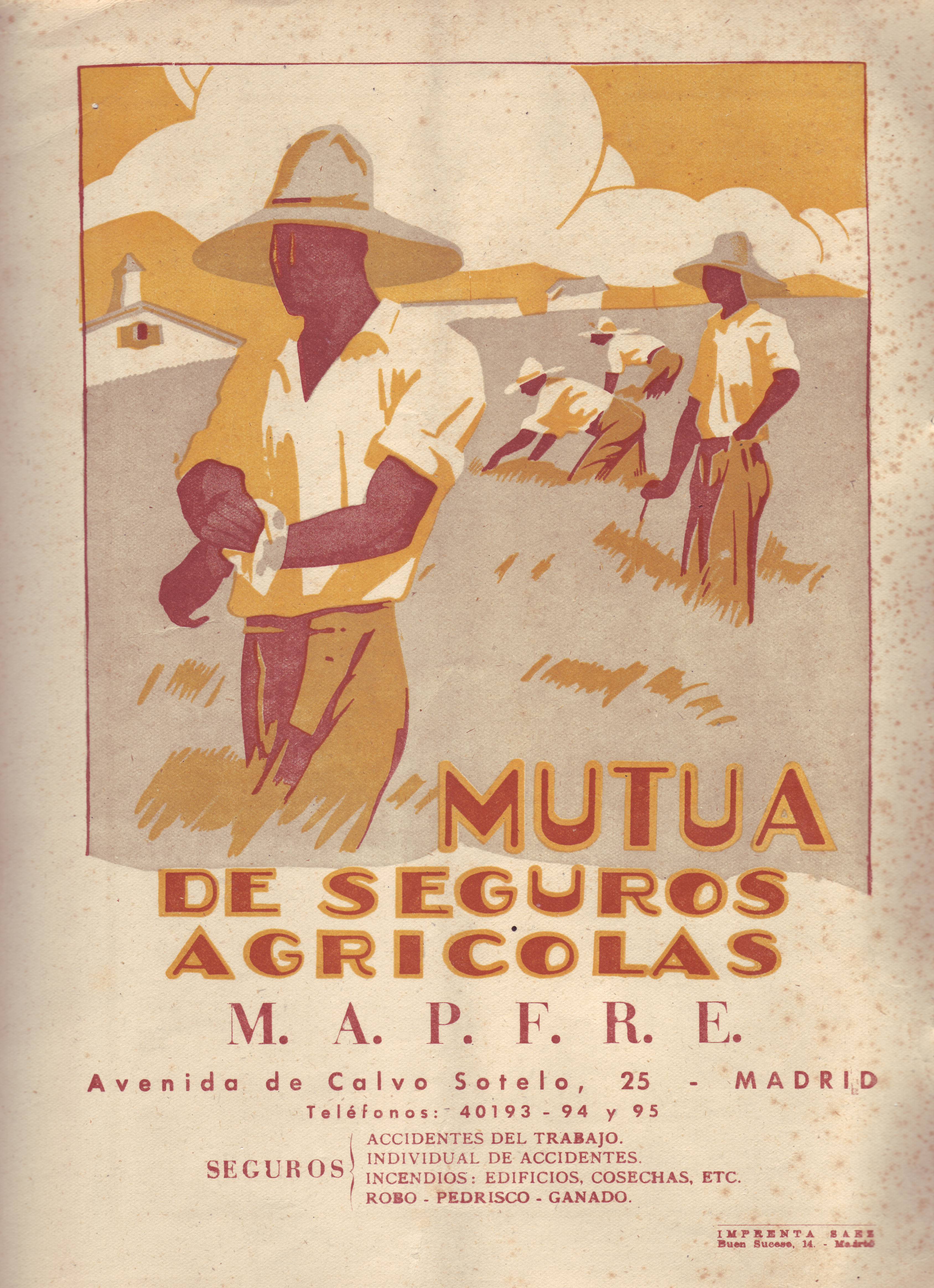 Placa El Segador de Penagos de MAPFRE